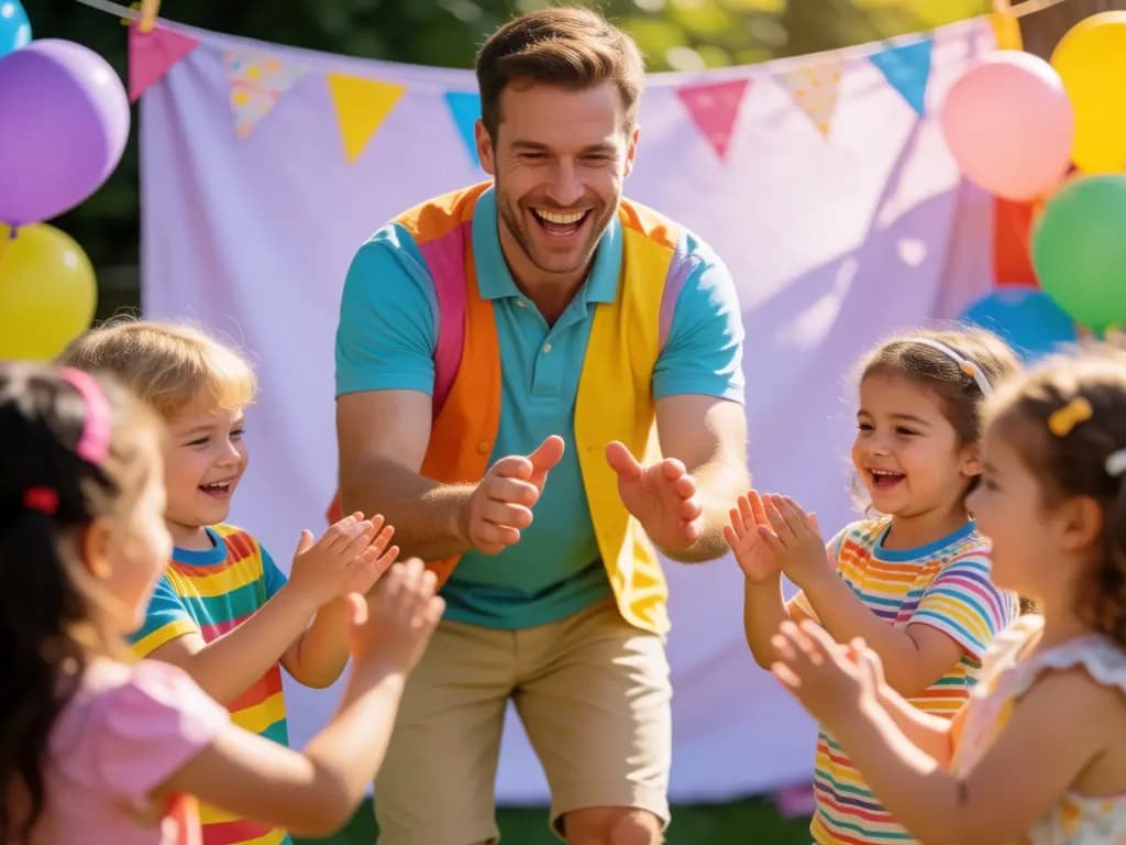 Animación de eventos infantiles, payasos, juegos y kermés.